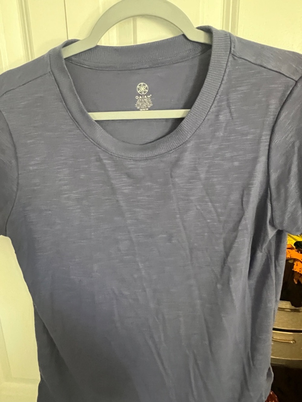 GAIAM Short Sleeve Crew Tee in Dusty Lavender
